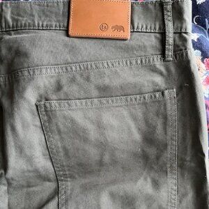 Taylor Stitch Slim - All Day Pant / Bedford Cord - Olive Size 36x34